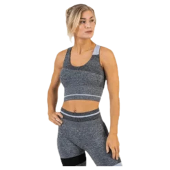 Halley Seamless Bra Black/Grey