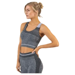 Halley Seamless Bra Black/Grey