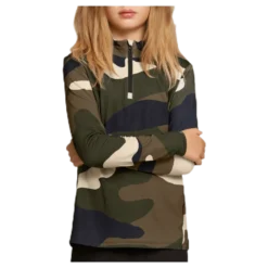 Harald Midlayer Half Zip Junior Patterned