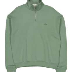 Heavy Fleece Zipper Neck Sweat Thyme