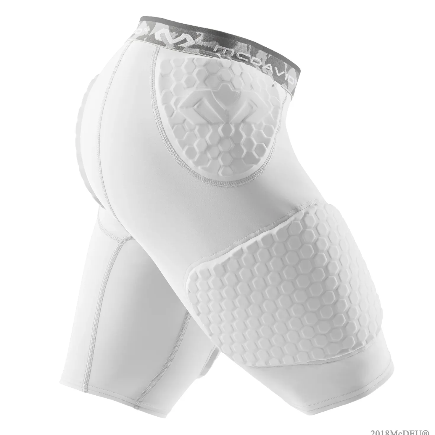 Hex Shorts Wrap Around Thigh White