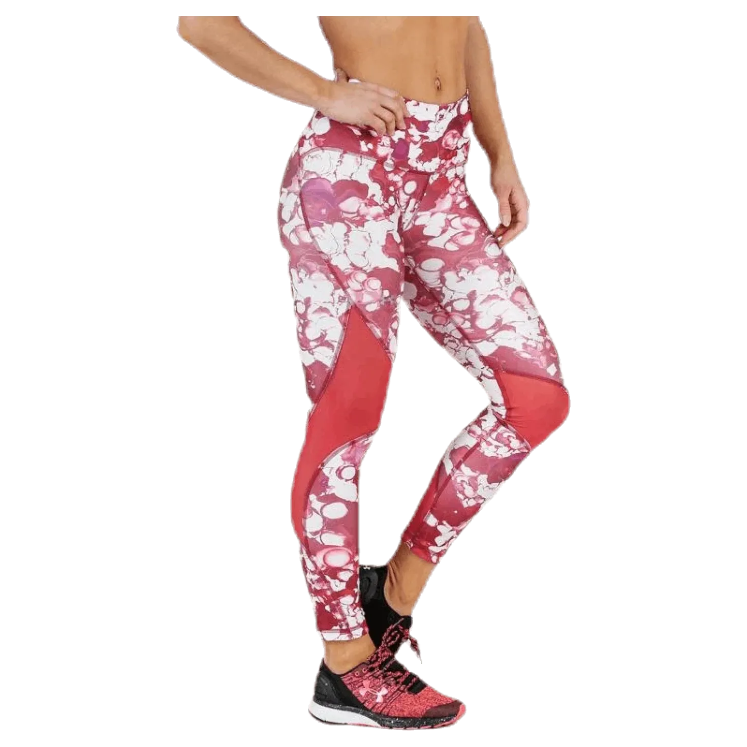 HG Armour Ankle Crop Print Pink