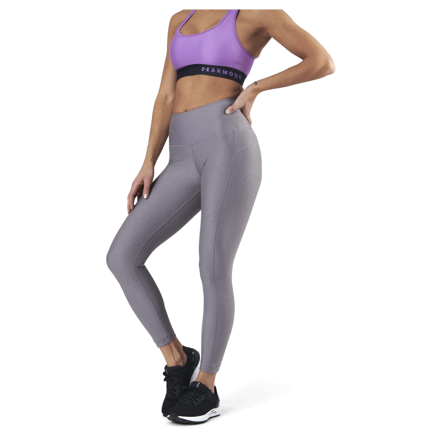 HG Armour Hi-Rise Ankle Crop Purple