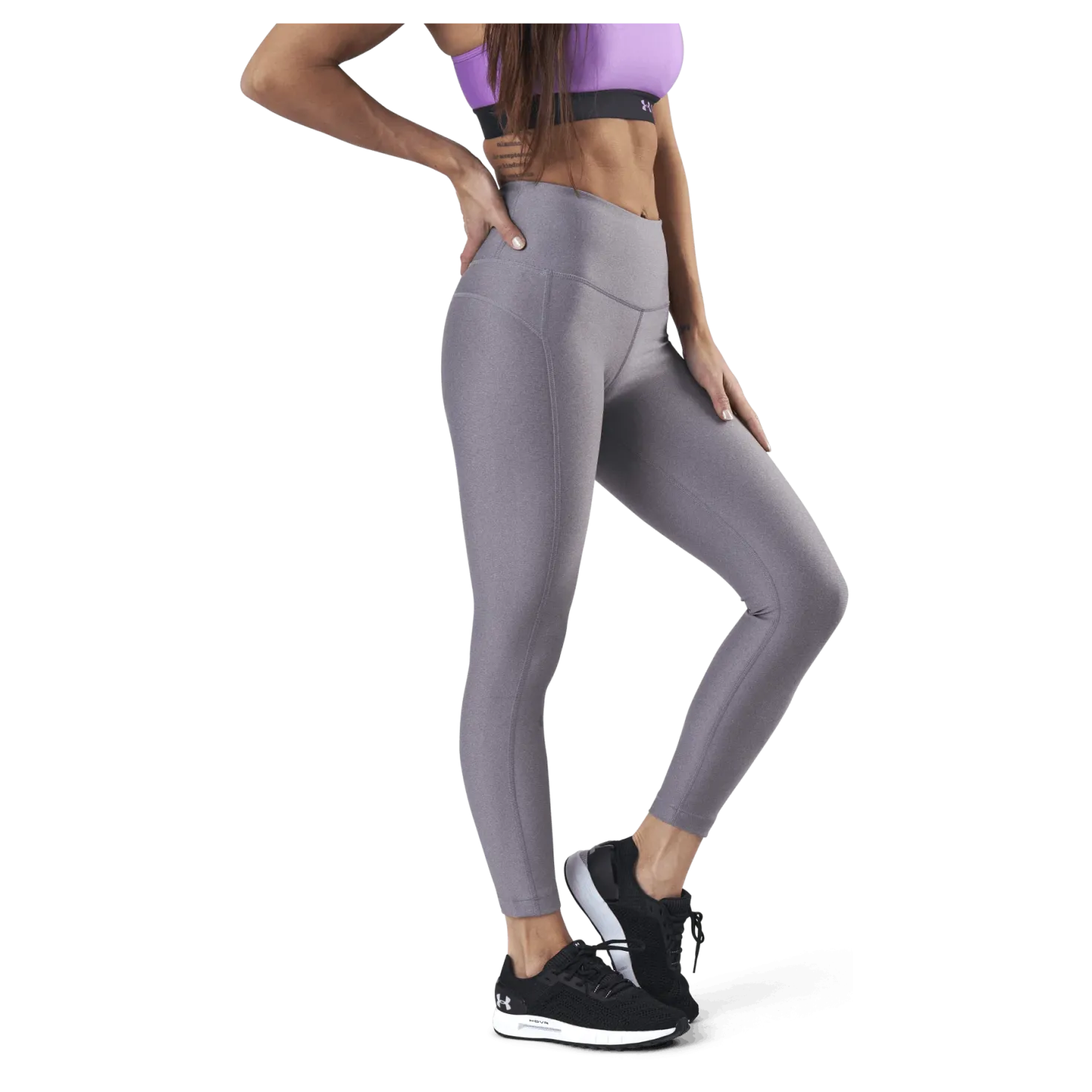 HG Armour Hi-Rise Ankle Crop Purple