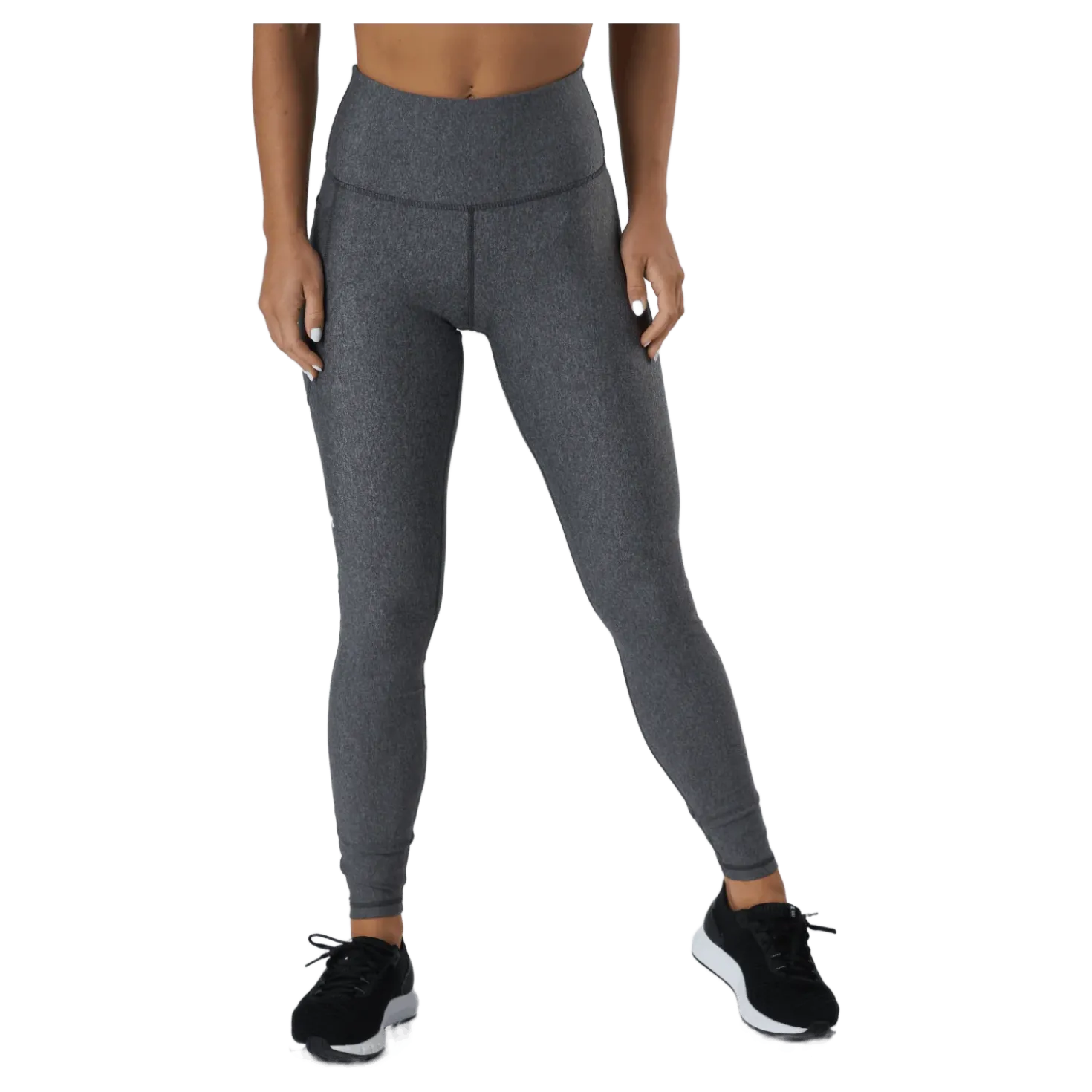 Hg Armour Hirise Leg Charcoal Light Heather