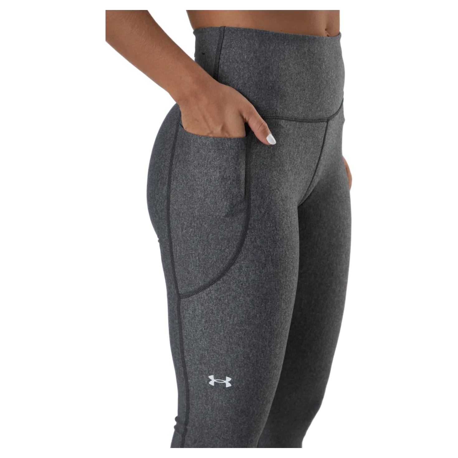 Hg Armour Hirise Leg Charcoal Light Heather
