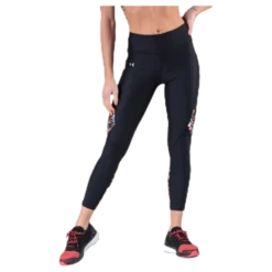 HG Armour Printed Panel Ankle Crop Black