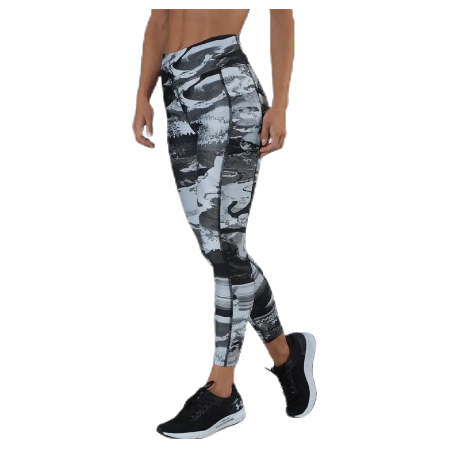 HG Armour Prt Ankle Crop Black