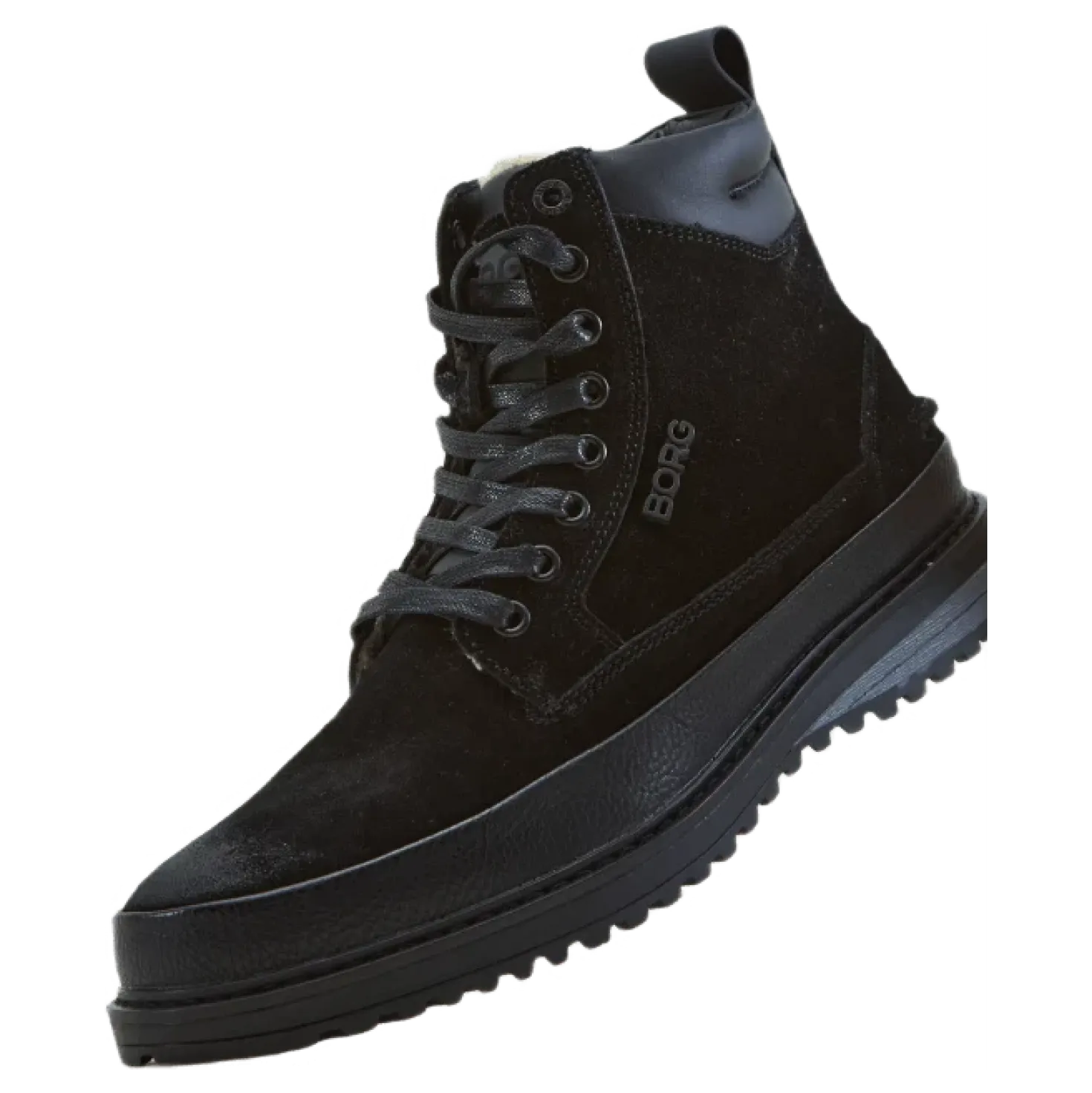 H200 Hgh Sue Fur M Black