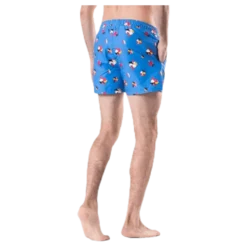 Hibiscus Swim Shorts Blue