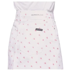 High Rise Mini Skirt White