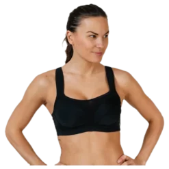 High Support Sports Bra F Black