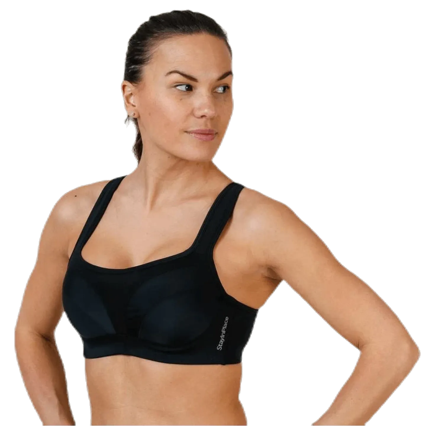 High Support Sports Bra G Black