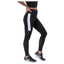 High Waist Block Tight Black