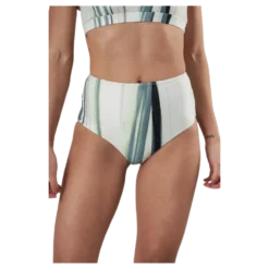 High Waist Brief White/Green
