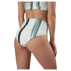 High Waist Brief White/Green