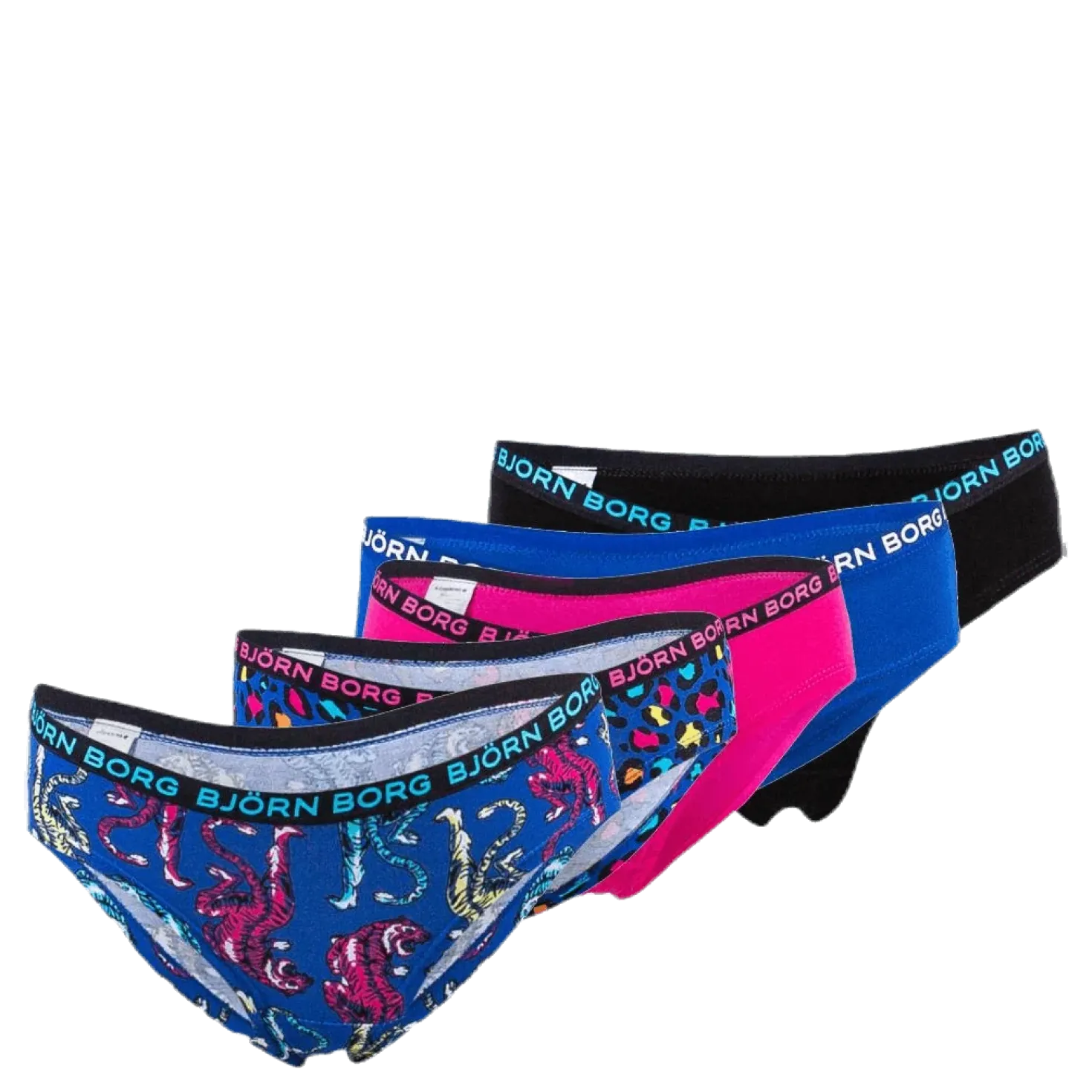 Hipster Energy Leo och Tiger Junior 5-Pack Patterned