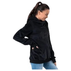 History Velvet Hood Black