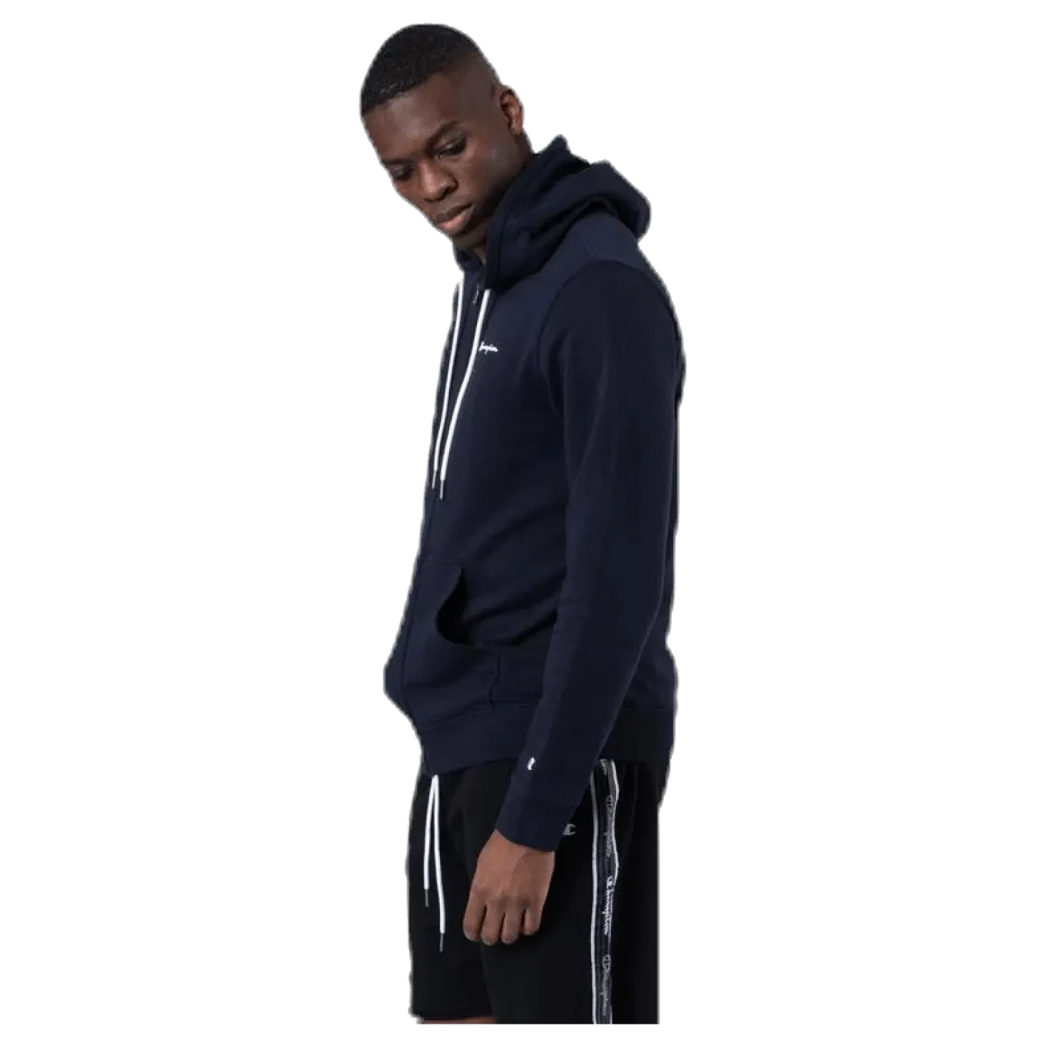 Hooded Full Zip Sweatshirt Blue