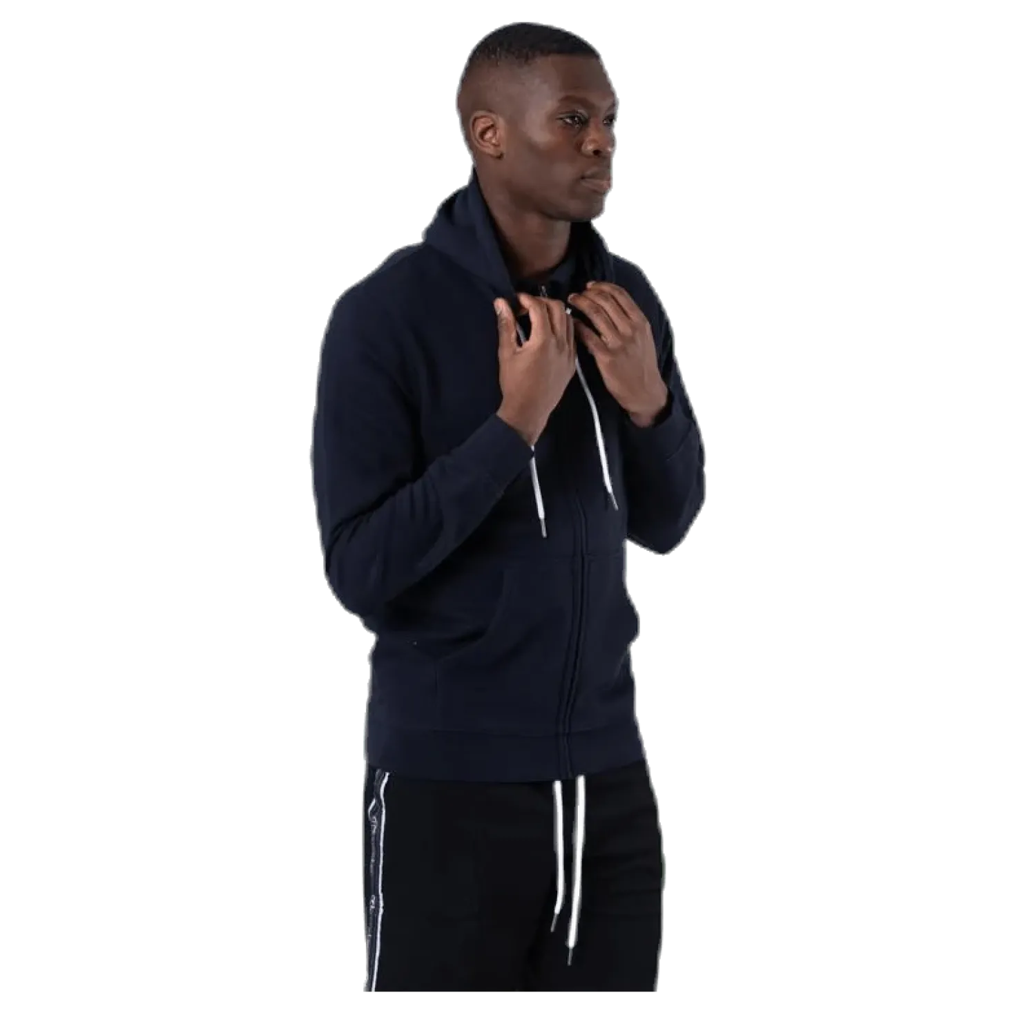 Hooded Full Zip Sweatshirt Blue