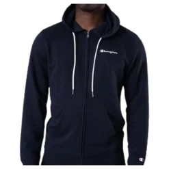 Hooded Full Zip Sweatshirt Blue