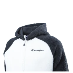 Hooded Full Zip Top Junior White