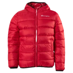 Hooded Jacket Junior Red