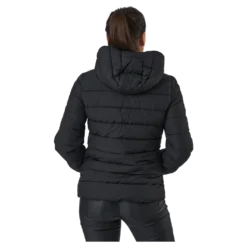 Hooded Polyfilled Jacket Black Beauty