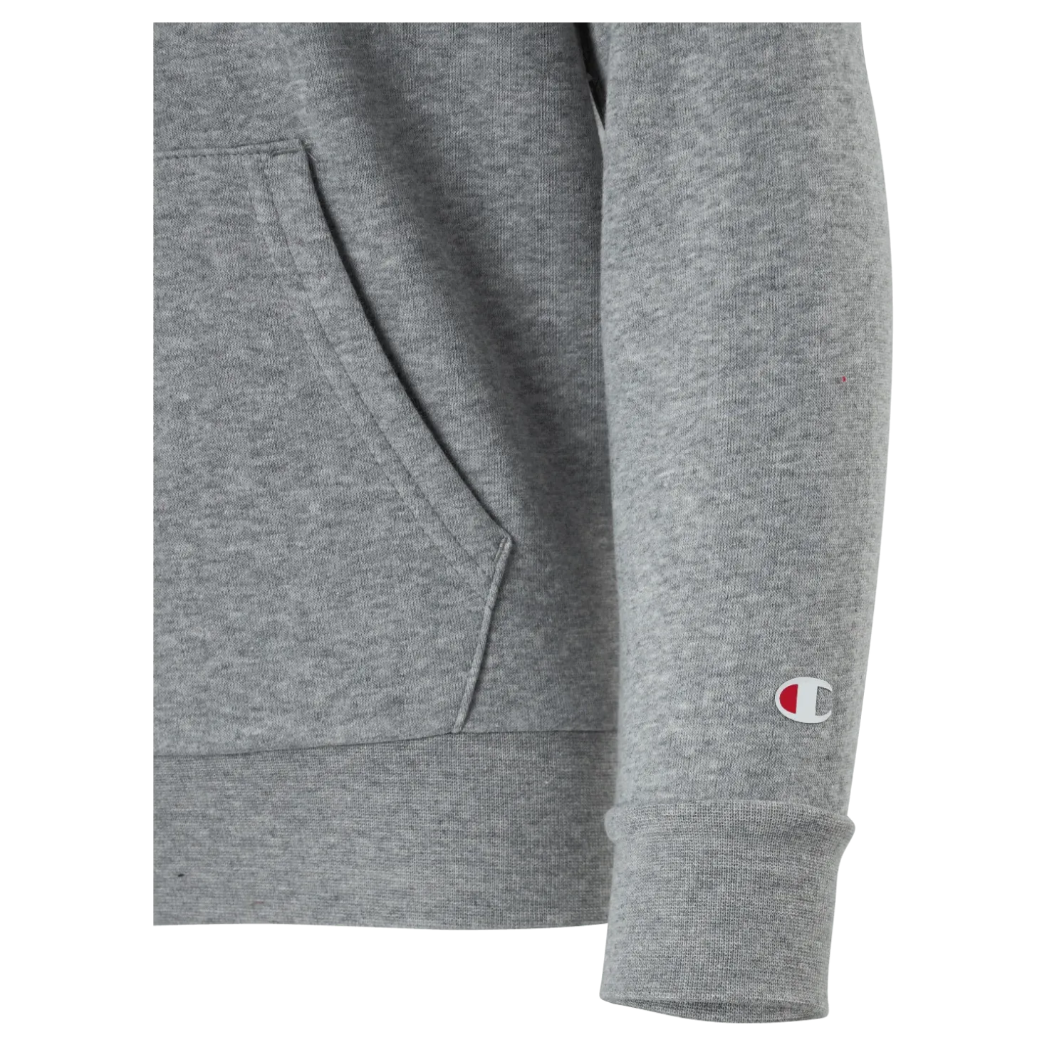 Hooded Sweatshirt Gray Melange Light