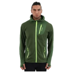 Hood Jacket Fleece Green