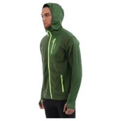 Hood Jacket Fleece Green