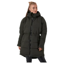 Hourglass Puffer Jacket Green