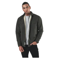 Hunter Check Overshirt L/S Black