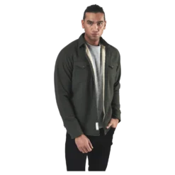 Hunter Check Overshirt L/S Black