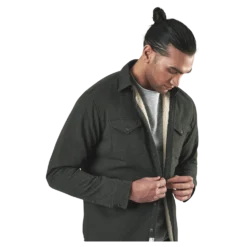 Hunter Check Overshirt L/S Black