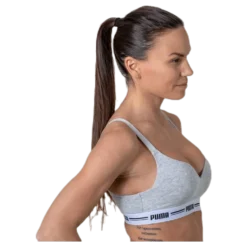 Iconic Padded Top Grey