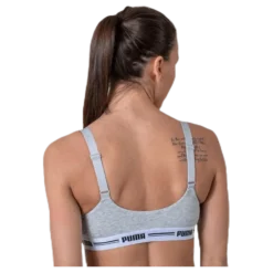 Iconic Padded Top Grey