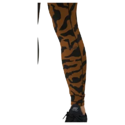 Iconic Printed 7/8 Tights Escape Brown