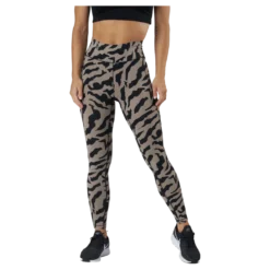 Iconic Printed 7/8 Tights Escape Grey
