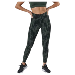 Iconic Printed 7/8 Tights Green