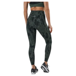 Iconic Printed 7/8 Tights Green