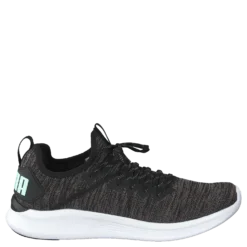 Ignite Flash Evoknit Sr Wn's Puma Black-charcoal Gray-aqua