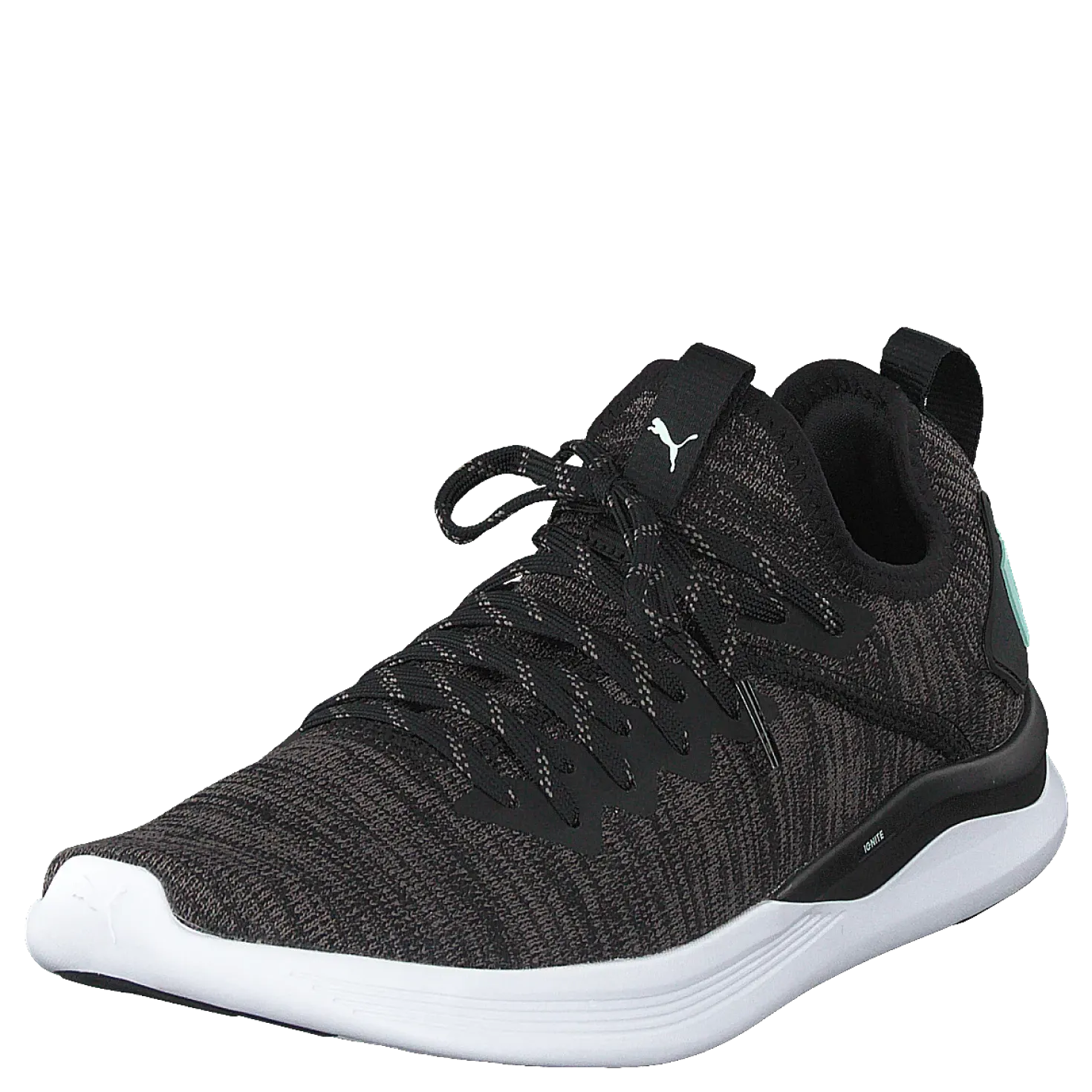 Ignite Flash Evoknit Sr Wn's Puma Black-charcoal Gray-aqua