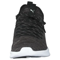 Ignite Flash Evoknit Sr Wn's Puma Black-charcoal Gray-aqua