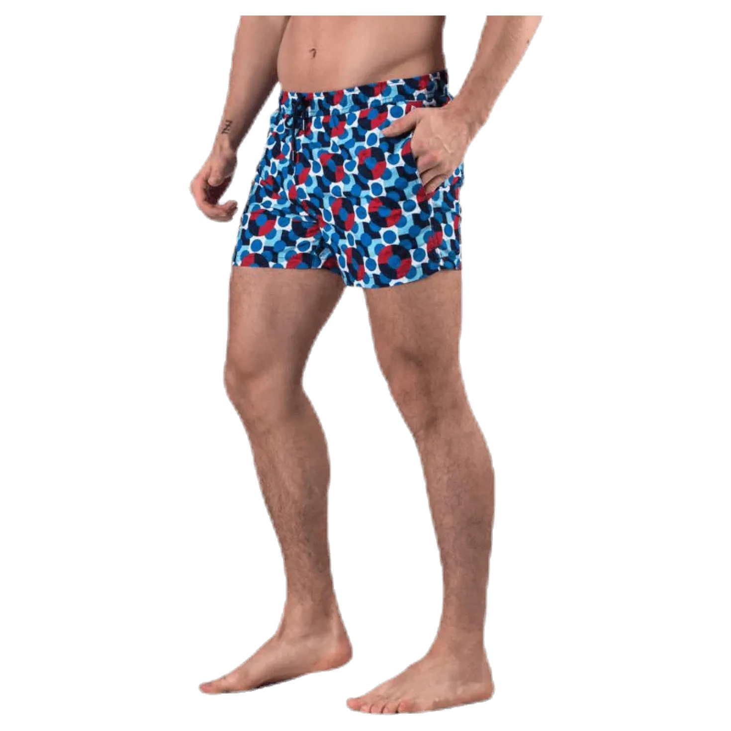 Illusion Dot Swim Shorts Blue