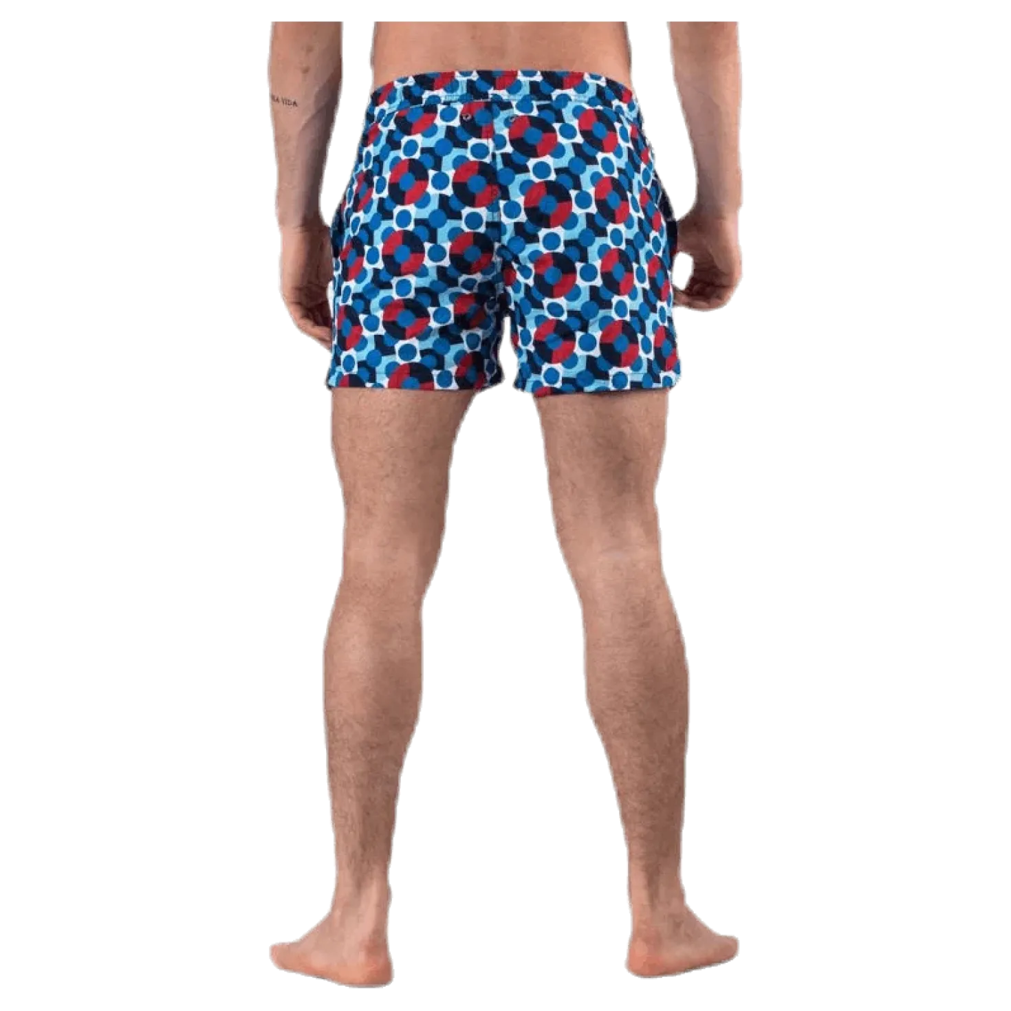 Illusion Dot Swim Shorts Blue