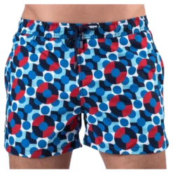Illusion Dot Swim Shorts Blue