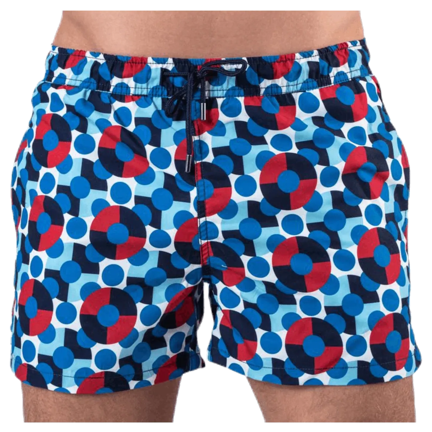 Illusion Dot Swim Shorts Blue
