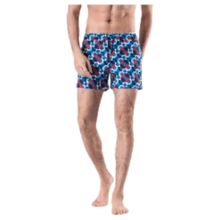 Illusion Dot Swim Shorts Blue
