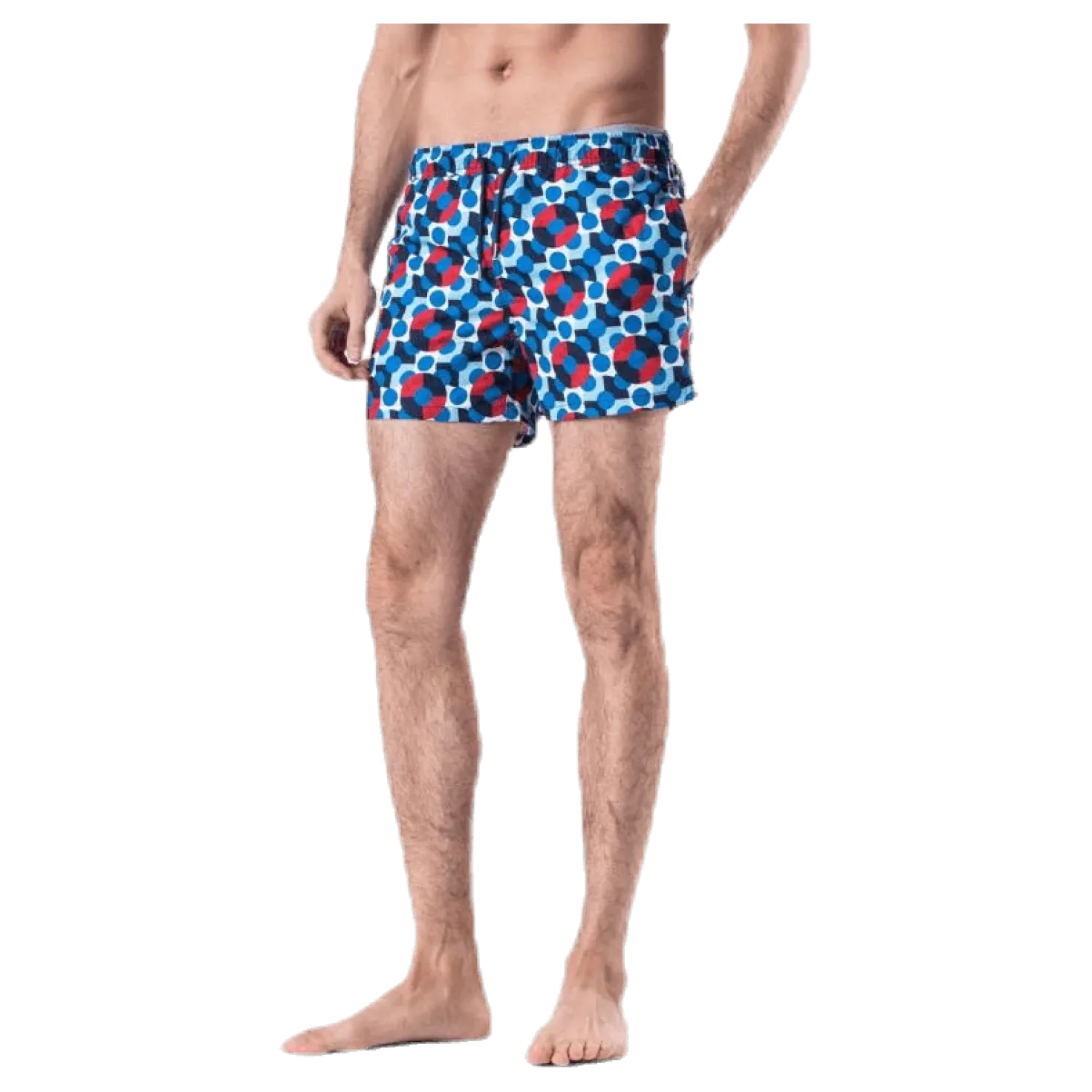 Illusion Dot Swim Shorts Blue